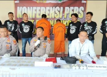 Polres Mesuji Tangkap Pengedar Ekstasi, Ribuan Butir Stok Tahun Baru