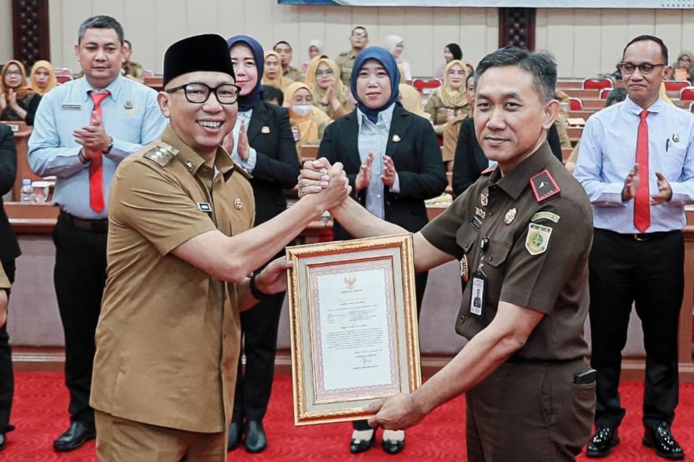 Gubernur Lampung Sampaikan Apresiasi kepada Kejati atas Penyelamatan Aset Daerah Rp1,57 Miliar